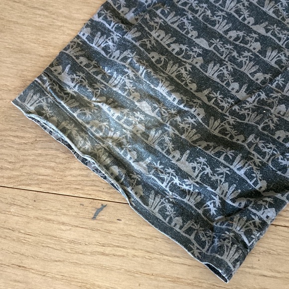 Columbia Mens sleep Pants size large grey with surf print drawstring - Picture 4 of 4